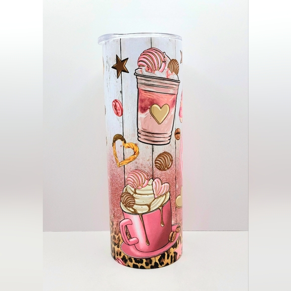 20oz Insulated Tumbler, Cafecito y Chisme, Spanish, Cute - Picture 6 of 8